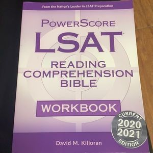 Brand New Power Score LSAT Reading Comprehension Workbook